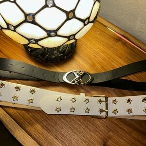 Bundle of 2 fashion belts street style